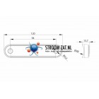 Markeerlicht oranje smoke 120mm